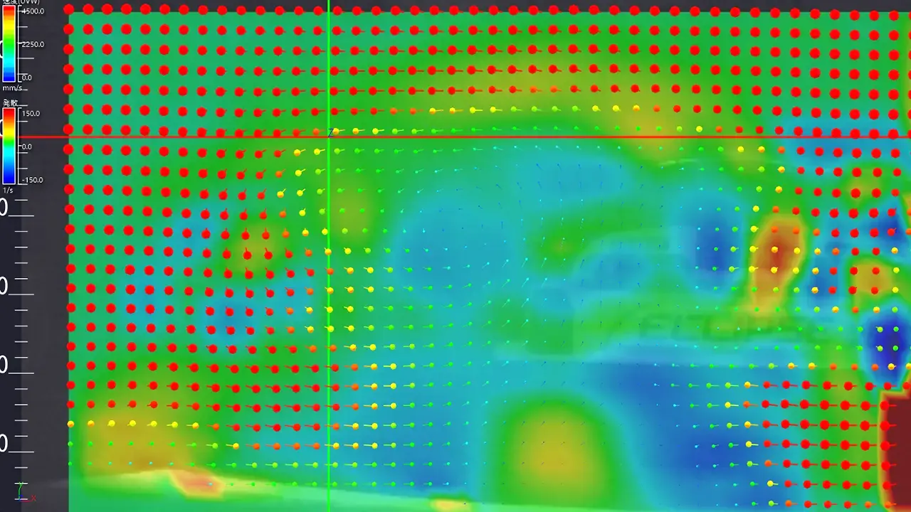 ステレオPIVソフト_Flow_ExpertII2D3C_散逸