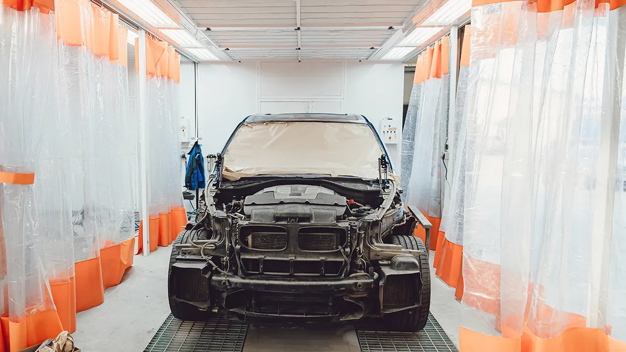 溶接プロセス可視化システムShieldView_塗装ブース