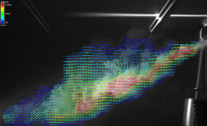 PIVとPTVの違い：エアコンの気流を計測